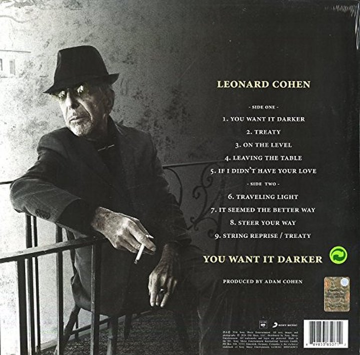 Leonard Cohen - You Want It Darker LP image