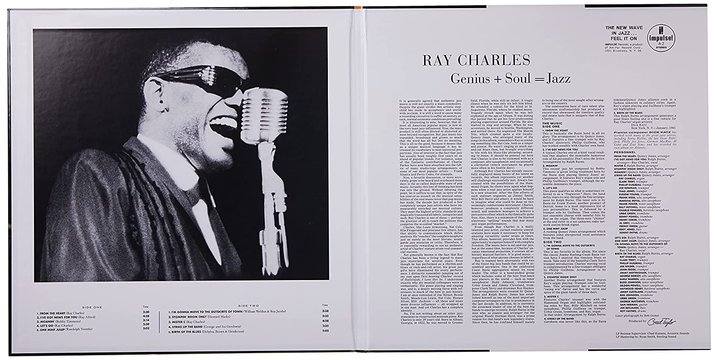 Ray Charles - Genius + Soul = Jazz Verve Acoustic Sounds Series LP image