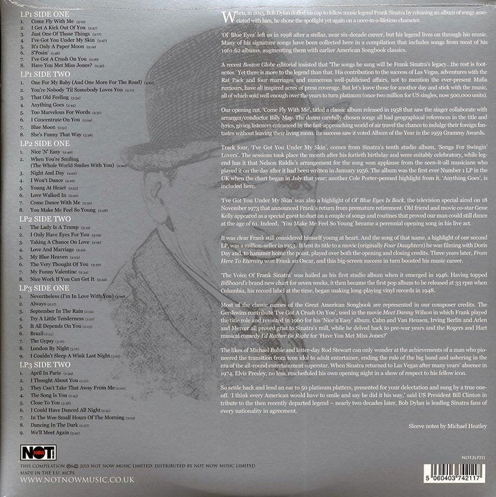 Frank Sinatra - Platinum Collection 3LP LImited White Vinyl image